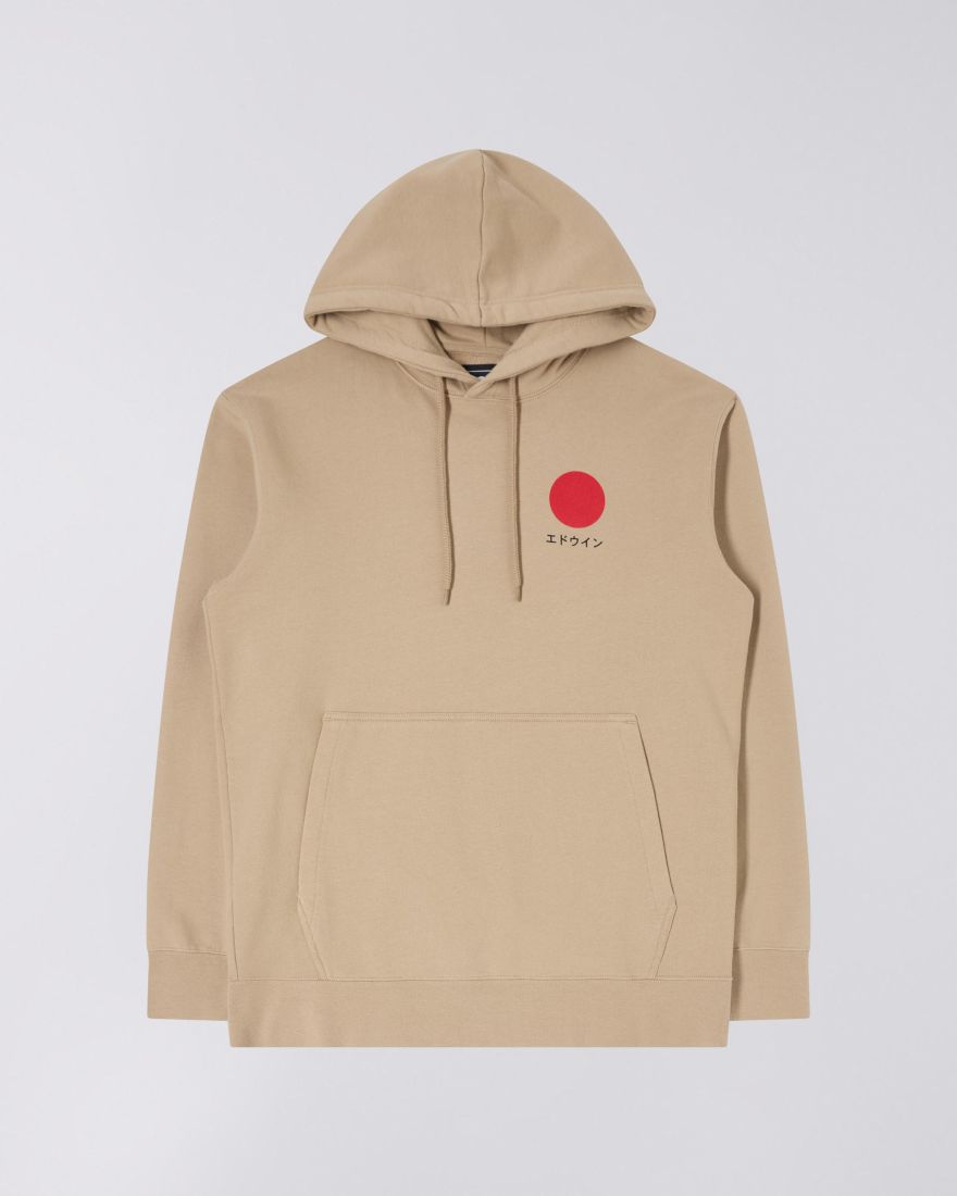 EDWIN Japanese Sun Hoodie Sweat White Pepper