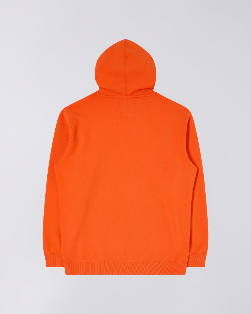 EDWIN Katakana Hoodie Sweat Tangerine Tango