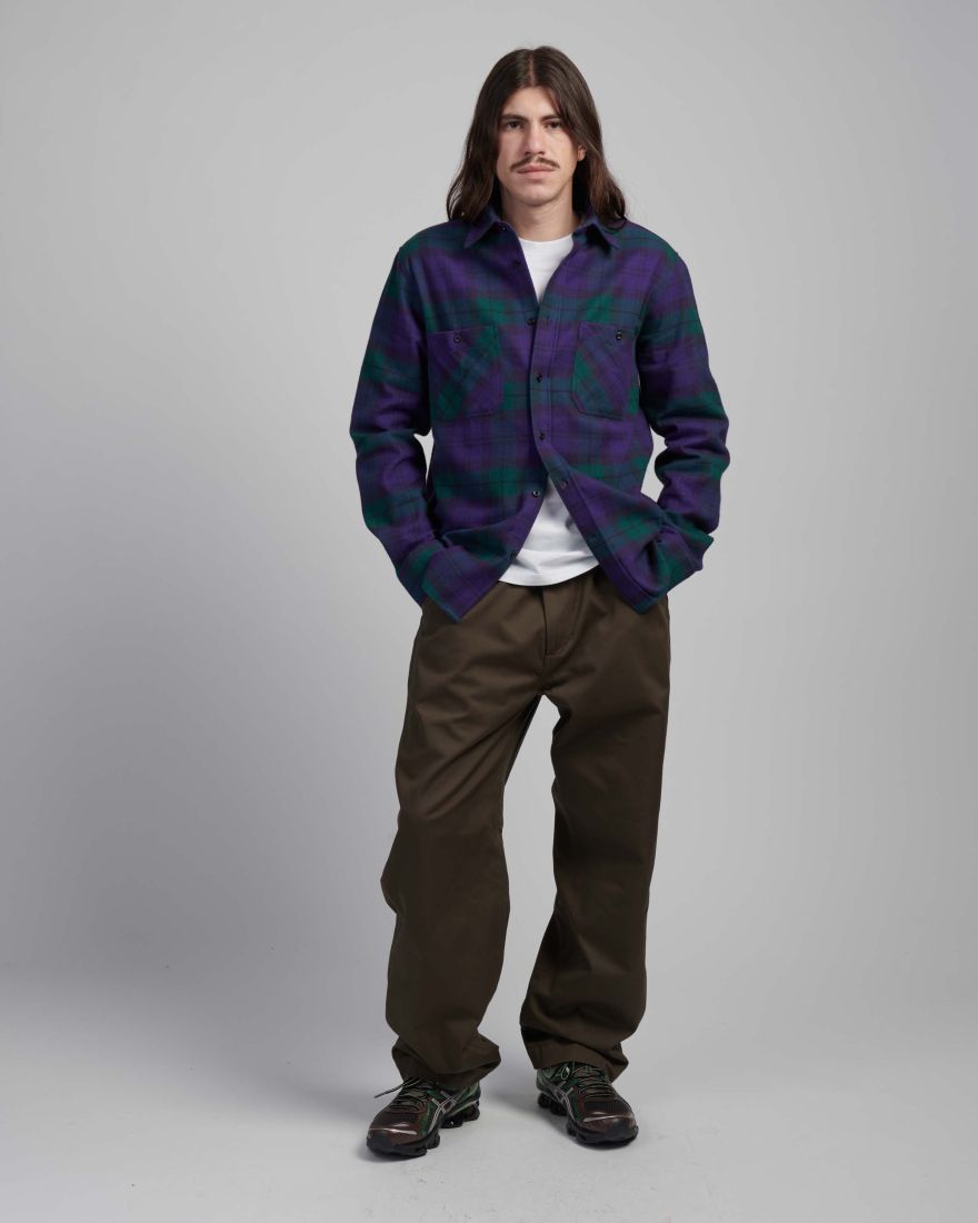 EDWIN Oversize Basic T-Shirt Parachute Purple