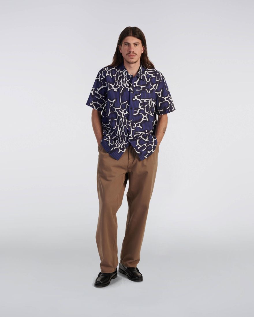EDWIN Yugami Stripes Shirt SS Multicolor