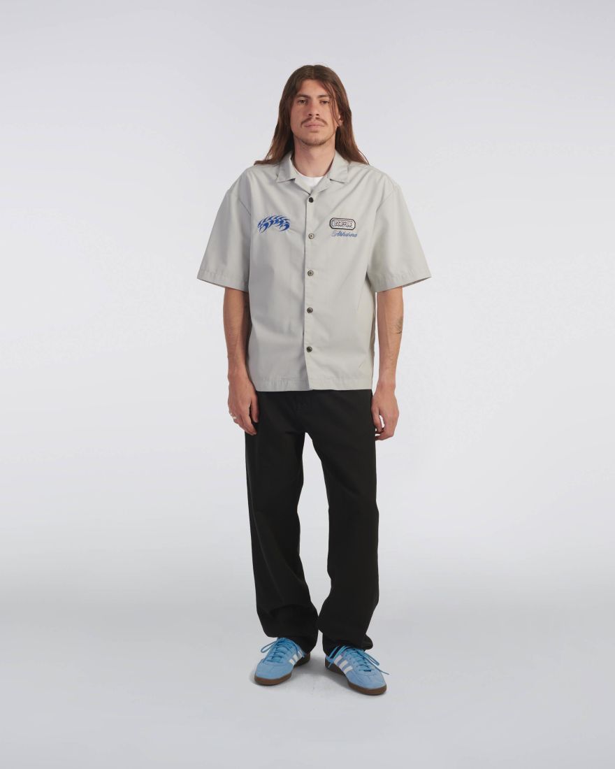 EDWIN Staff Uniform Shirt SS Pale Grey