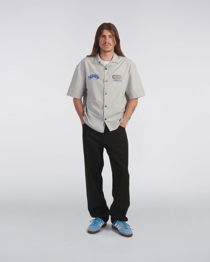 EDWIN Staff Uniform Shirt SS Pale Grey