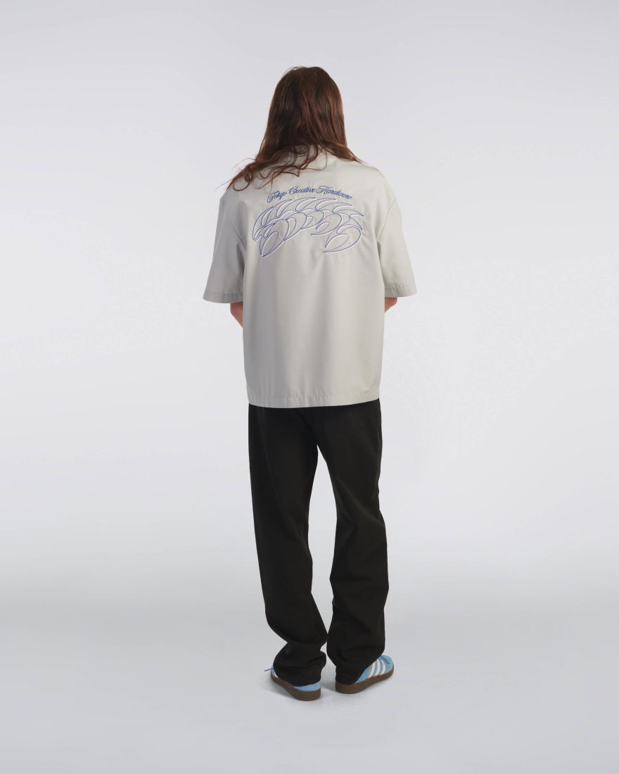 EDWIN Staff Uniform Shirt SS Pale Grey