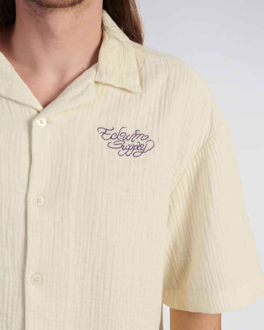 EDWIN Melt The Chaos Shirt SS Cream