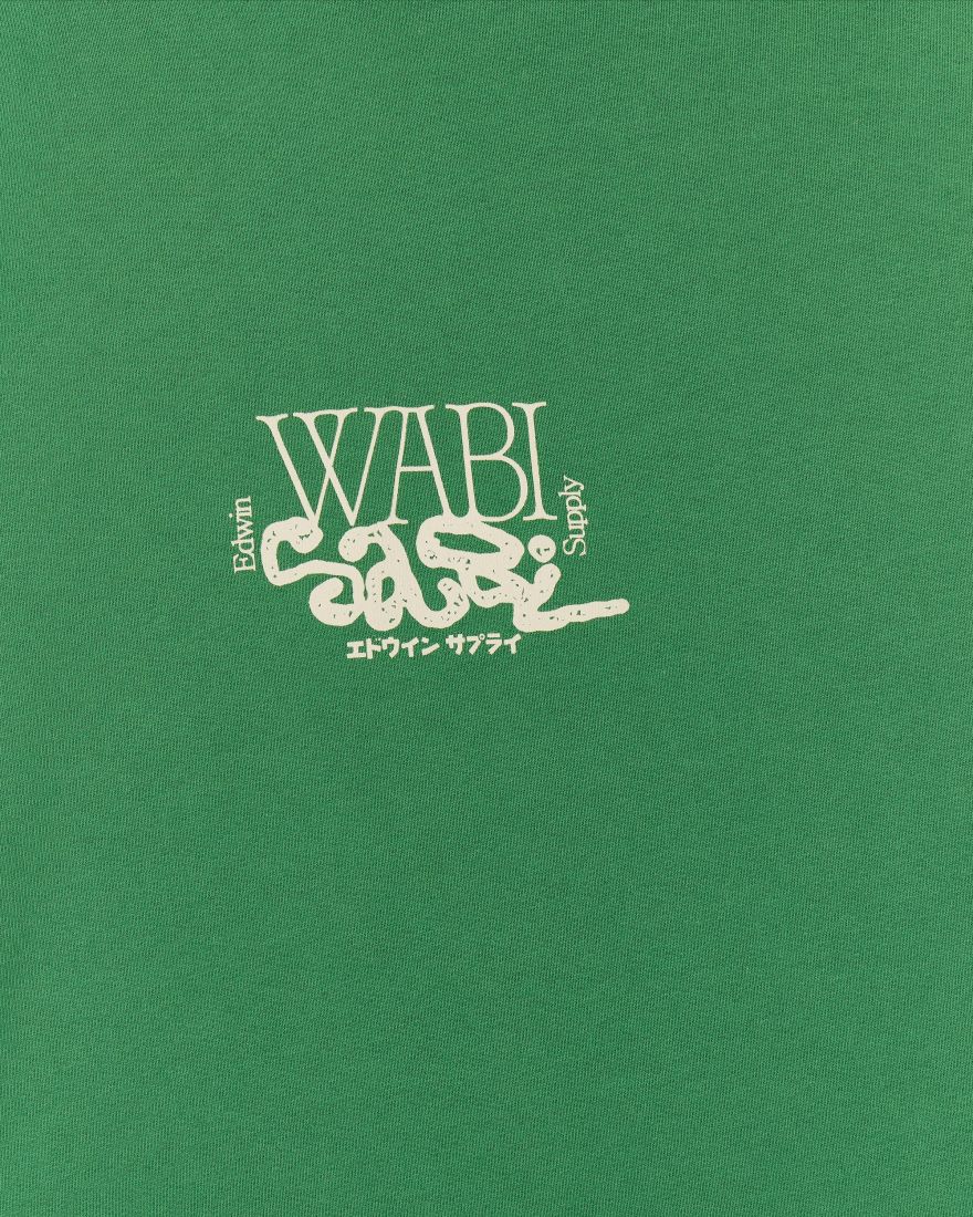 EDWIN Wabi Sabi Hoodie Sweat Mint Green