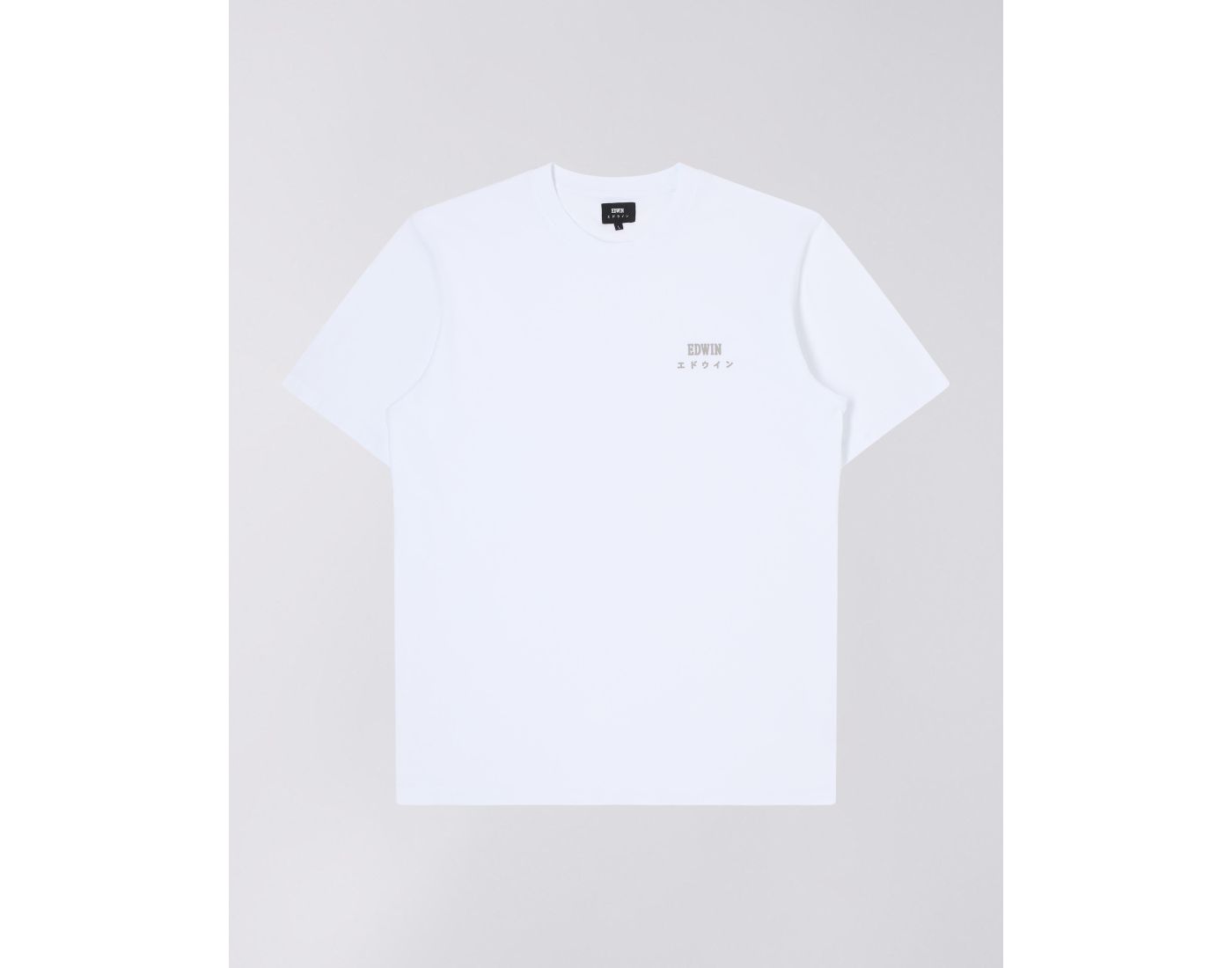 EDWIN Logo Chest T-Shirt - White