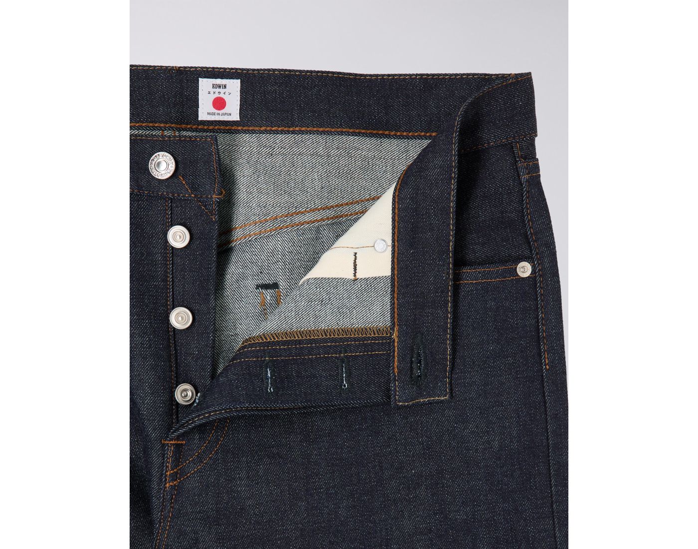 EDWIN Slim Tapered Jeans - Blue - Unwashed | EDWIN Europe