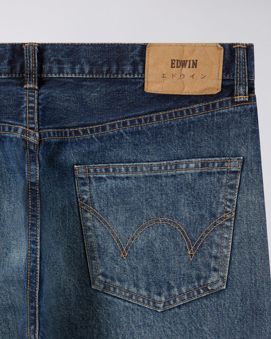 EDWIN Regular Tapered Jeans - Blue - Dark Used | EDWIN Europe