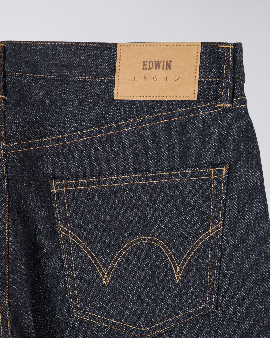 EDWIN Regular Tapered Jeans - Blue - Unwashed | EDWIN Europe