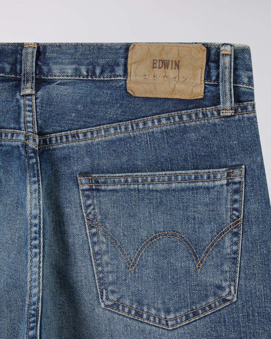 EDWIN Regular Tapered Jeans - Yoshiko Left Hand Denim - Blue - mid dark ...