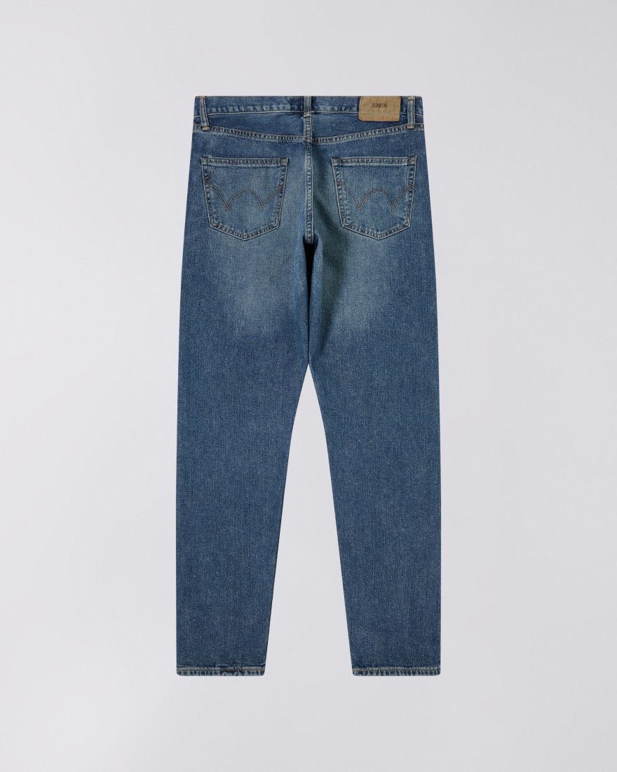 EDWIN Regular Tapered Jeans - Yoshiko Left Hand Denim - Blue - mid 