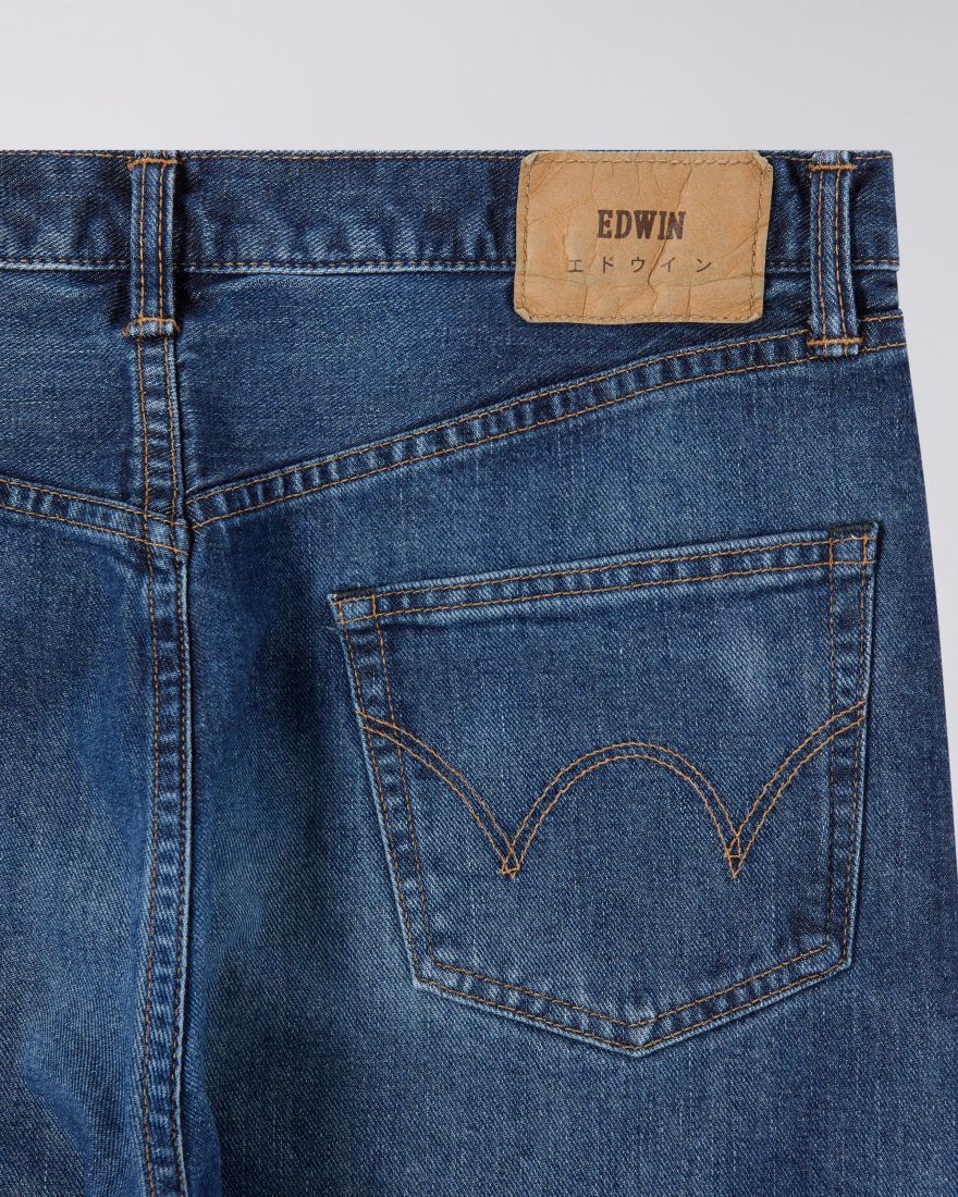 EDWIN Slim Tapered Jeans - Blue - Mid Dark Used | EDWIN Europe