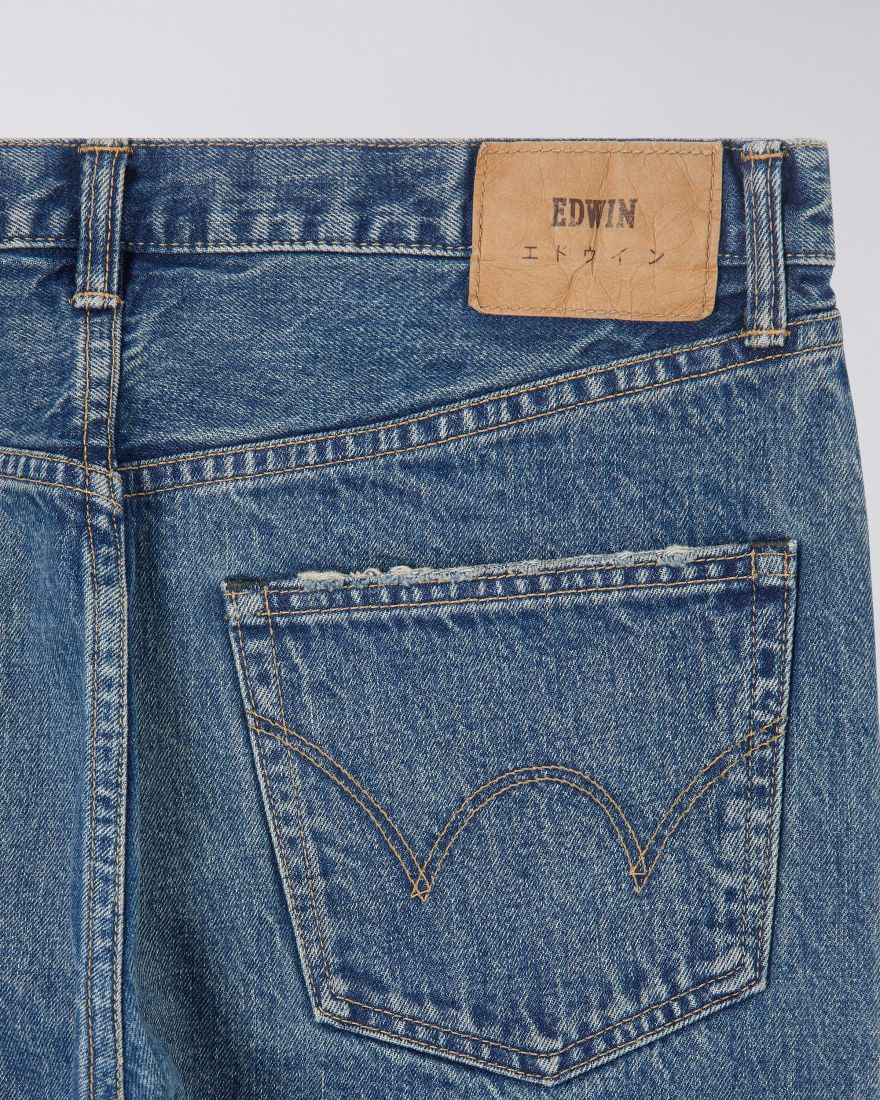 EDWIN Loose Tapered Jeans - Blue - Light Used Remake | EDWIN Europe