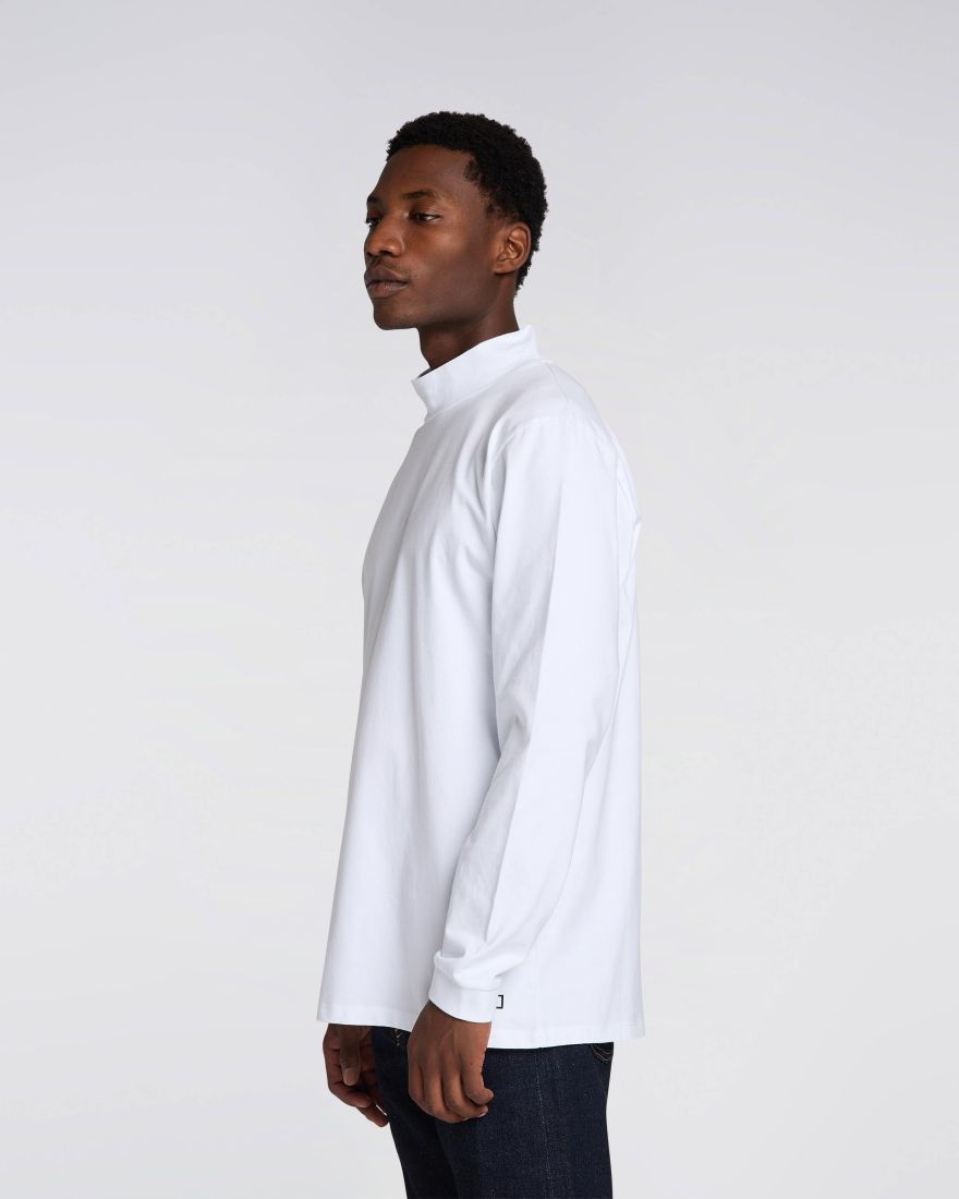 High collar hotsell long sleeve shirt