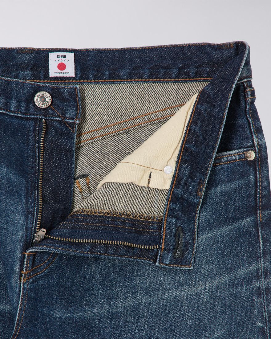 EDWIN Slim Tapered Jeans - Blue - Mid Dark Used | EDWIN Europe