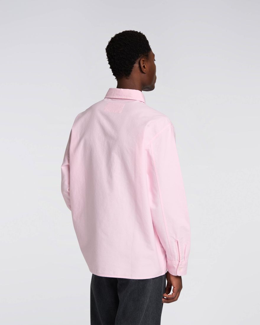 EDWIN Big Ox-Shirt LS - Pink | EDWIN Europe