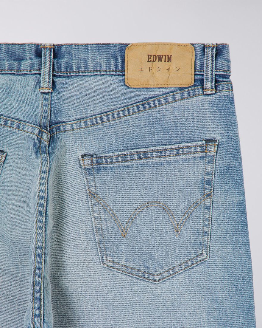 EDWIN Regular Tapered Jeans - Kaihara Pure Indigo Stretch Denim - Blue ...