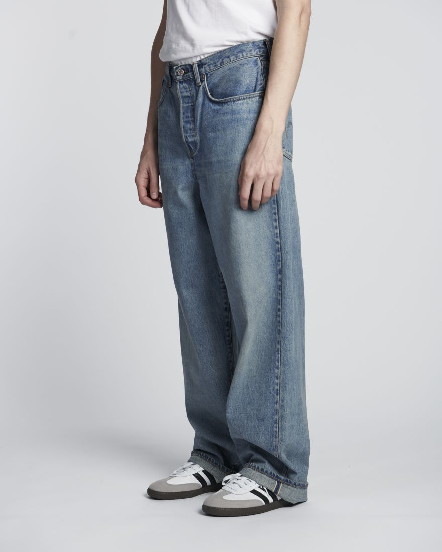 EDWIN Wide Pant - Blue - Rinsed