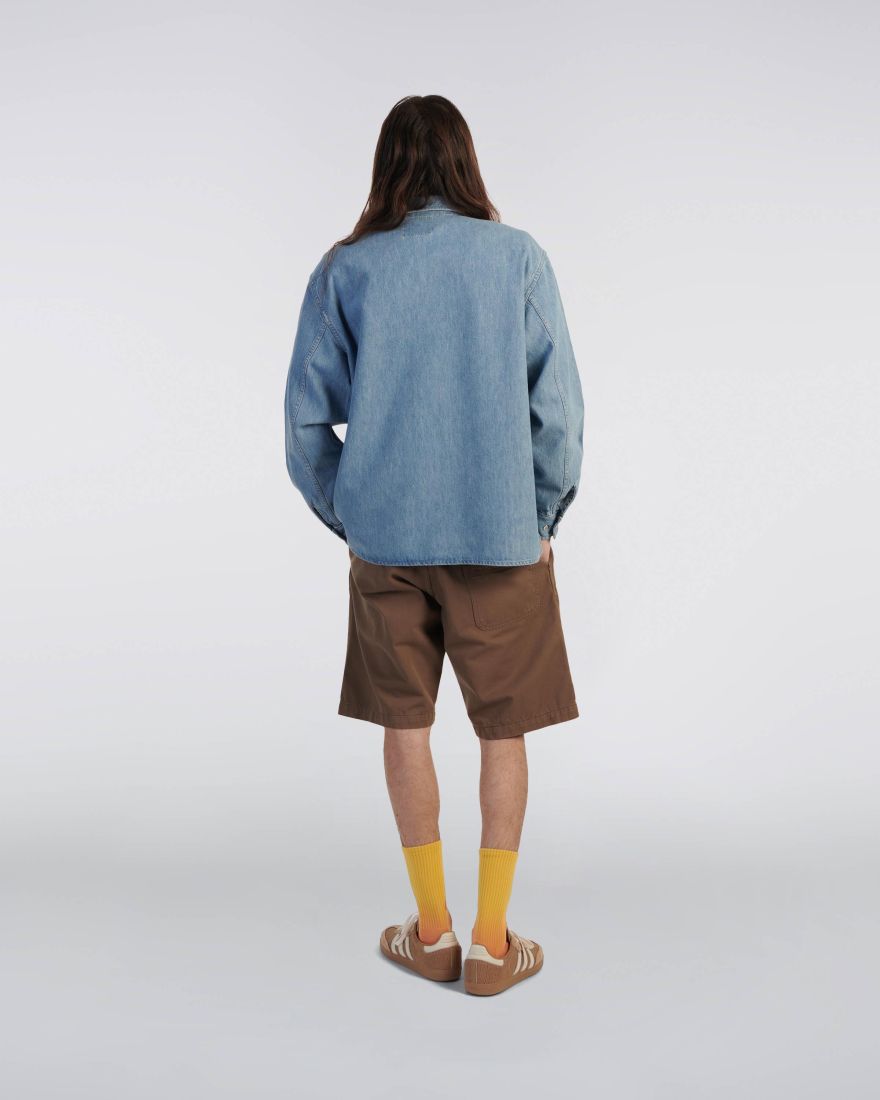 EDWIN Big-DNM Shirt LS Blue