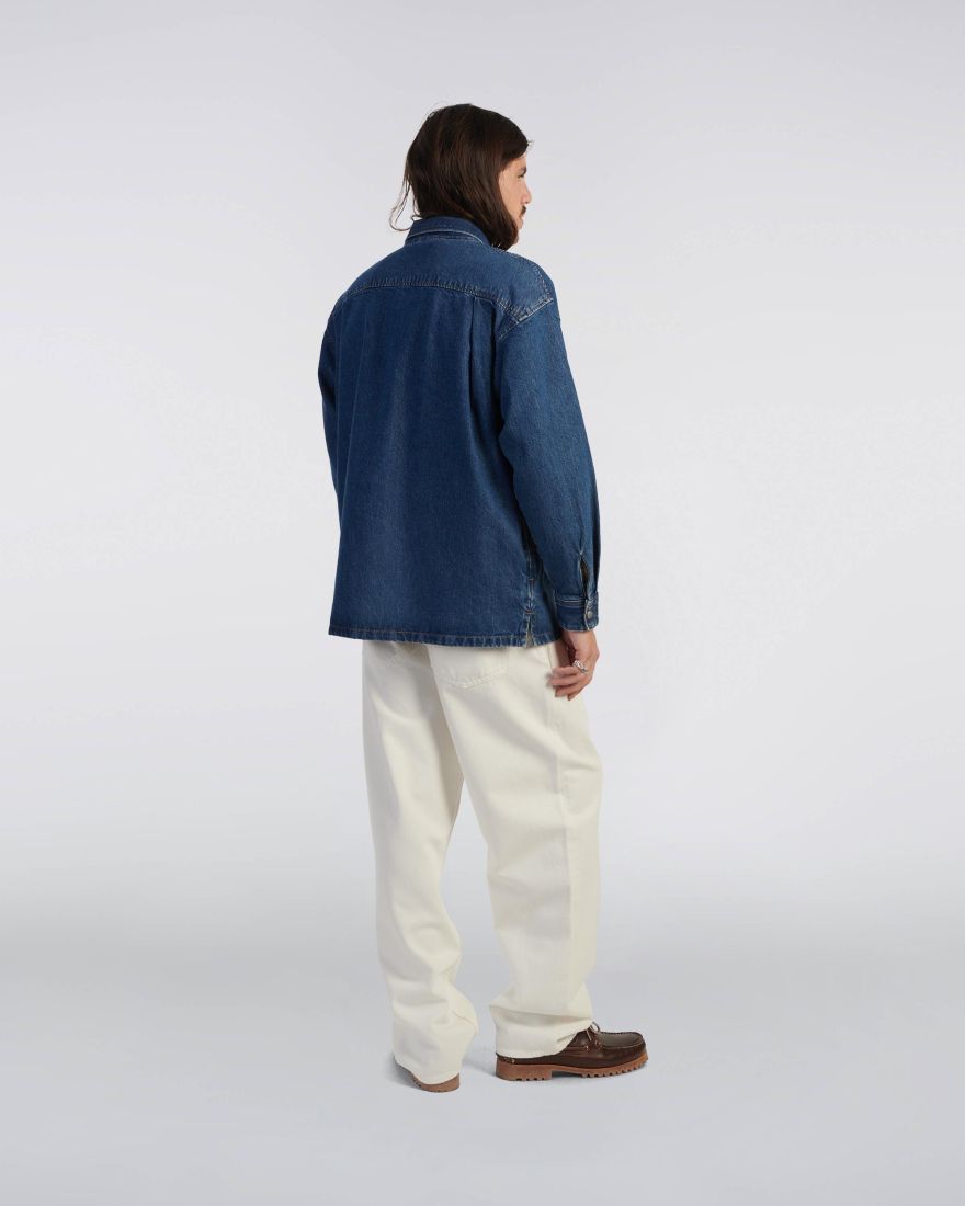 EDWIN Big Pocket Overshirt Blue