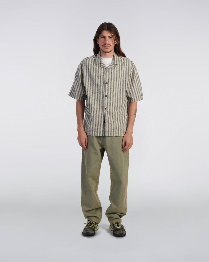EDWIN Saga Shirt SS Black / White