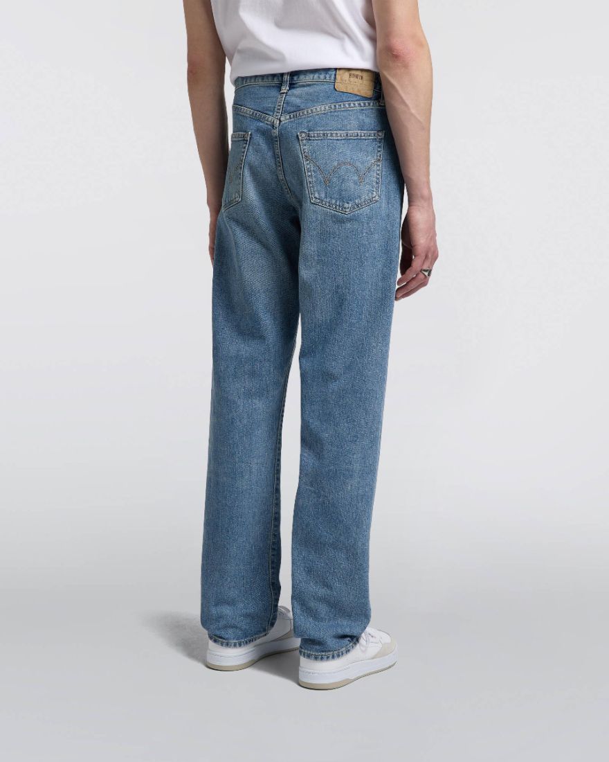 EDWIN Loose Straight Jeans - Yoshiko Left Hand Denim - Blue 