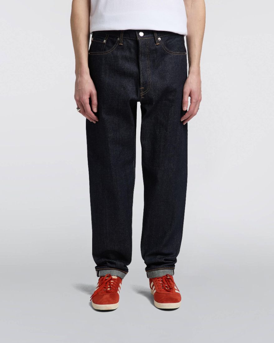 EDWIN Loose Tapered - Kurabo Recycle Denim Red Selvage - Blue - unwashed
