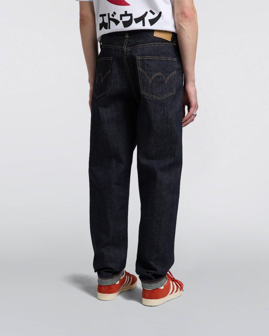 EDWIN Loose Tapered - Kurabo Recycle Denim Red Selvage - Blue - unwashed
