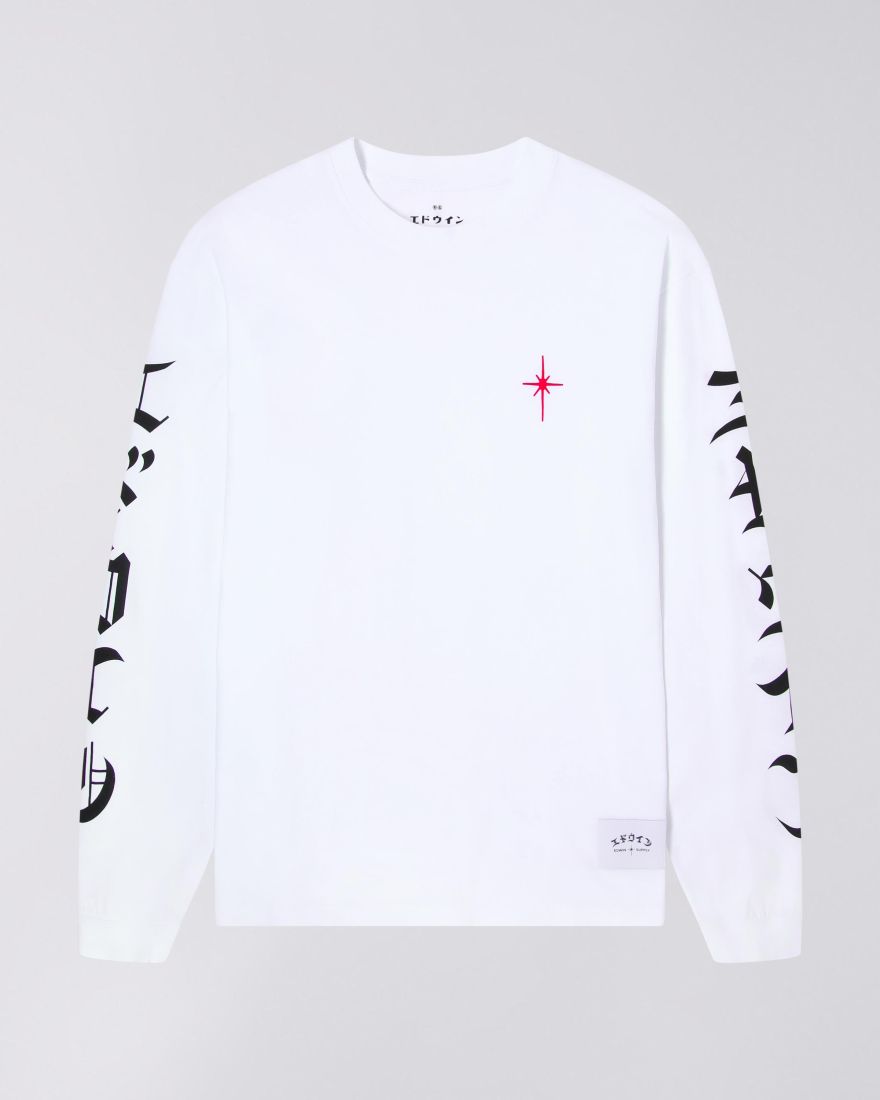 EDWIN High Life Low Levels T-Shirt LS White