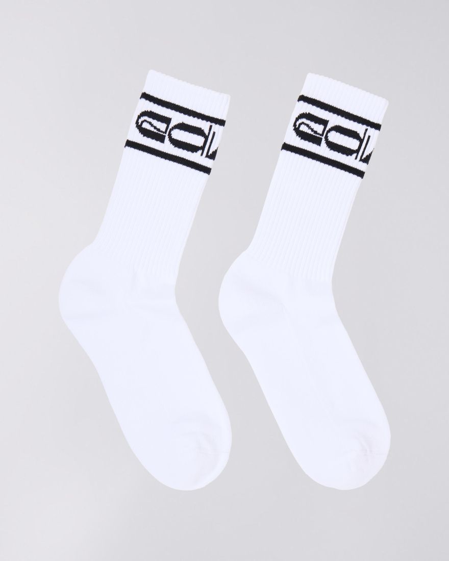 EDWIN Striped Socks White / Black