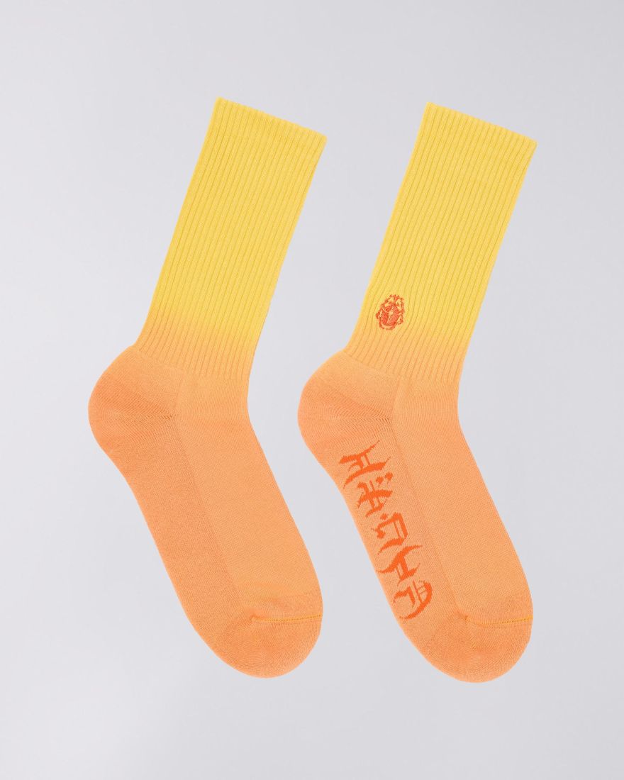 EDWIN Dip Dye Socks Iceland Poppy