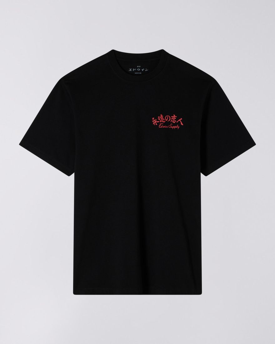 EDWIN Forever Lover T-Shirt Black