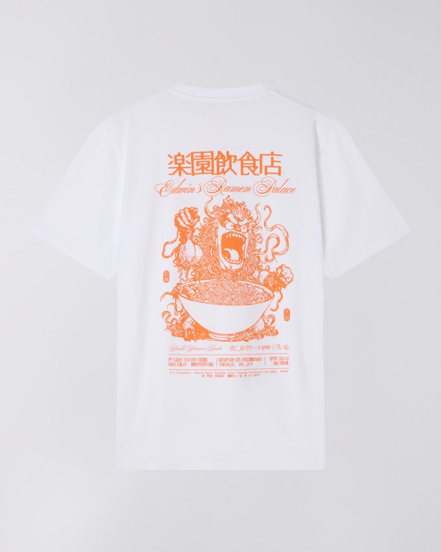 EDWIN Ramen Palace T-Shirt White