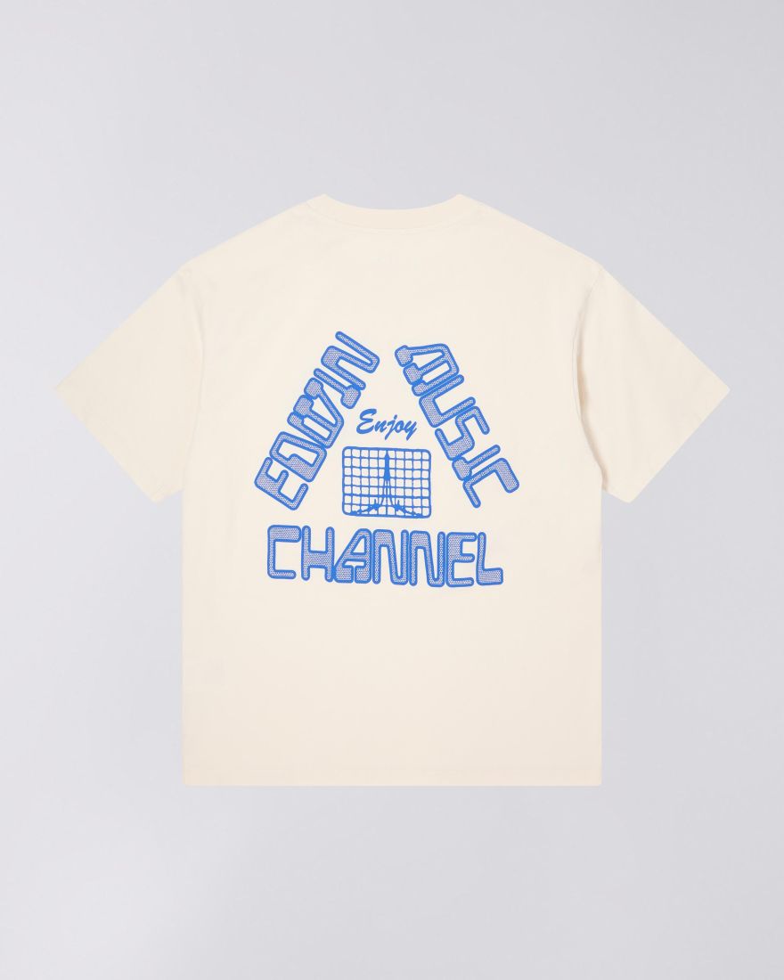 EDWIN Enjoy EMC T-Shirt Whisper White