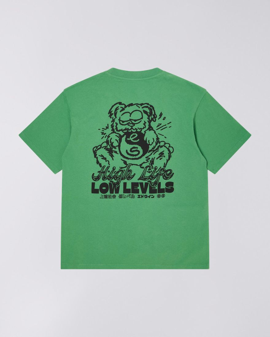 EDWIN High Bear T-Shirt Mint Green