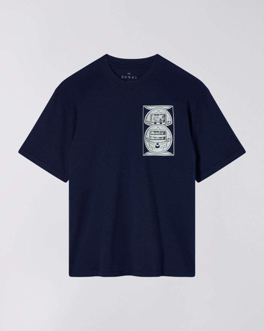 EDWIN Slot Machine T-Shirt Maritime Blue