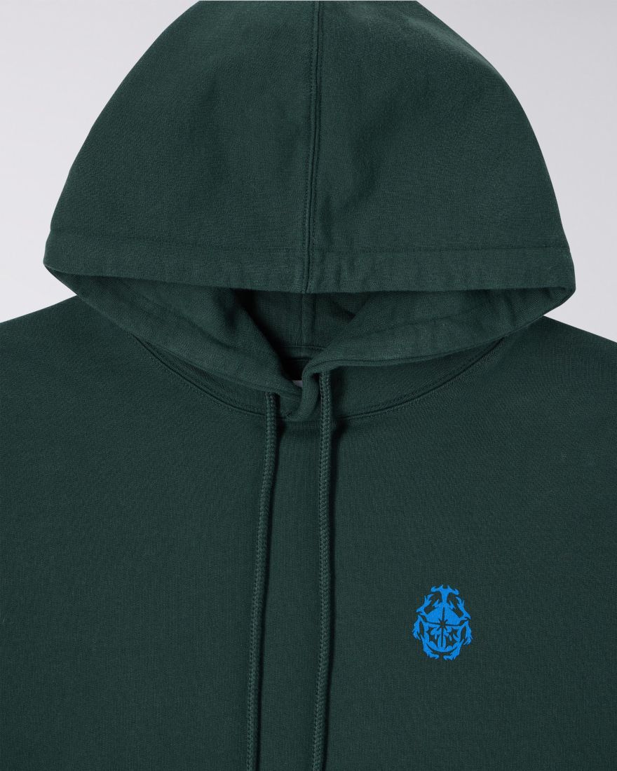 EDWIN Beetle Hoodie Sweat Green Gables