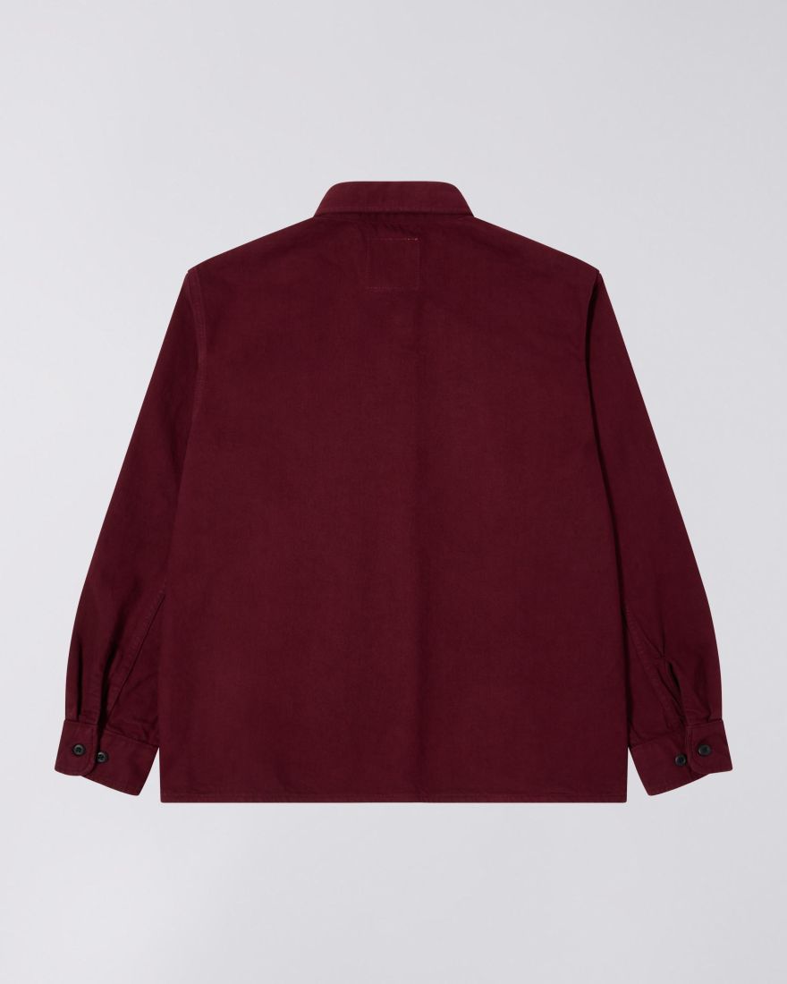 EDWIN Sebastian Shirt LS Windsor Wine
