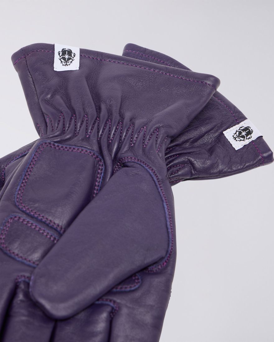 EDWIN Function Gloves Purple Plumeria