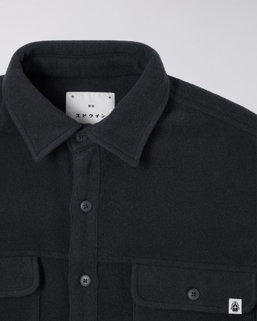 EDWIN Jowen Overshirt LS Black