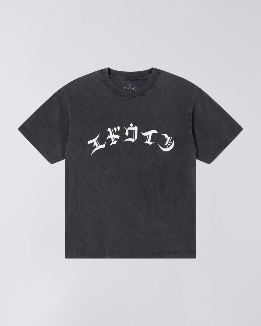 EDWIN Motto T-Shirt Grey