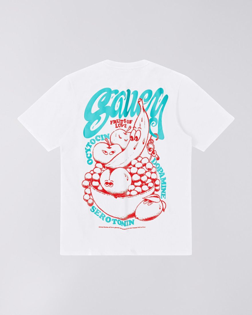 EDWIN Fruits Of Love T-Shirt White