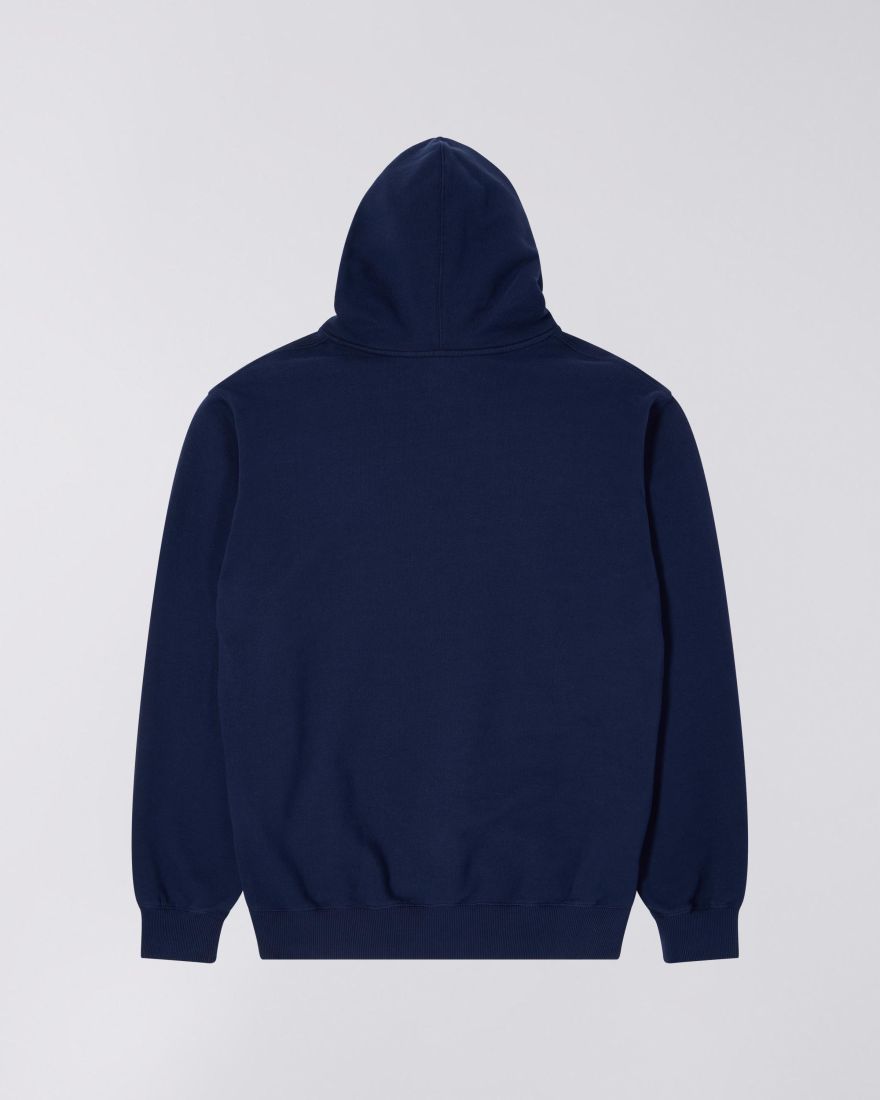 EDWIN Sunset On Fuji San Hoodie Sweat Maritime Blue