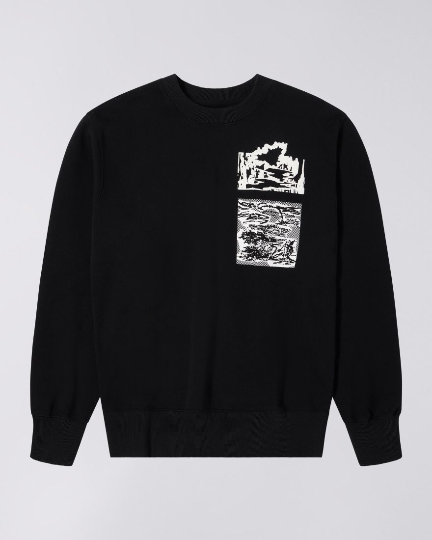 EDWIN Panku Sweat Black