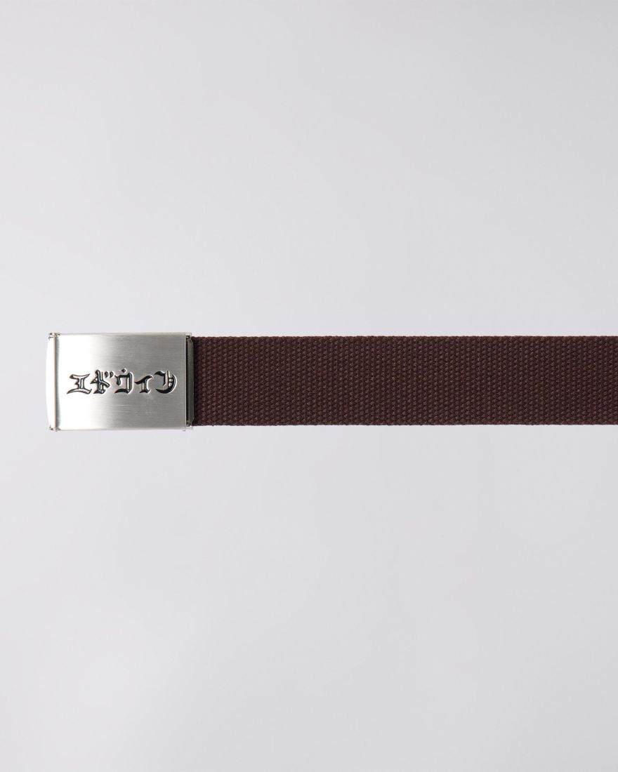 EDWIN Katakana Clip Belt French Roast