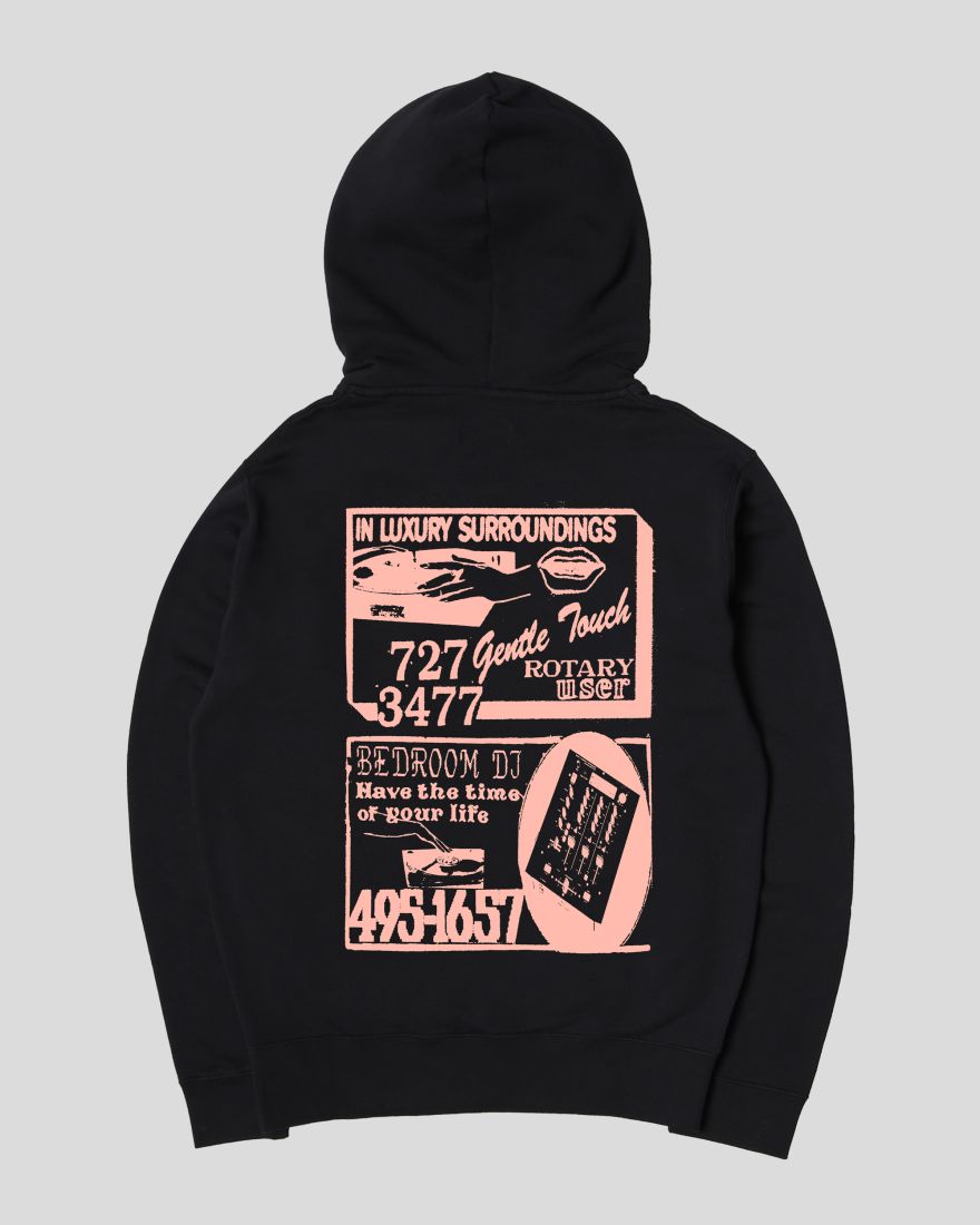EDWIN Dee Joy Service Hoodie Sweat Black