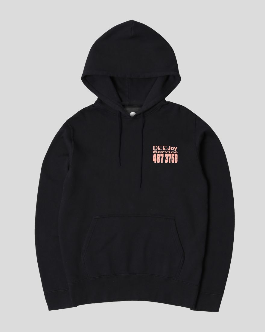 EDWIN Dee Joy Service Hoodie Sweat Black