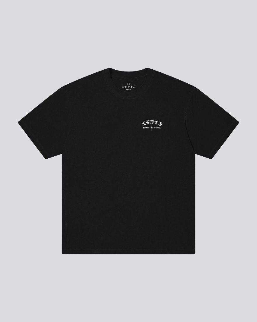 EDWIN High Life Low Levels Chest T-Shirt Black