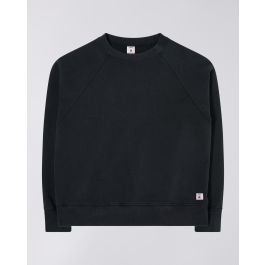 EDWIN Raglan-Sleeve Crewneck - Black