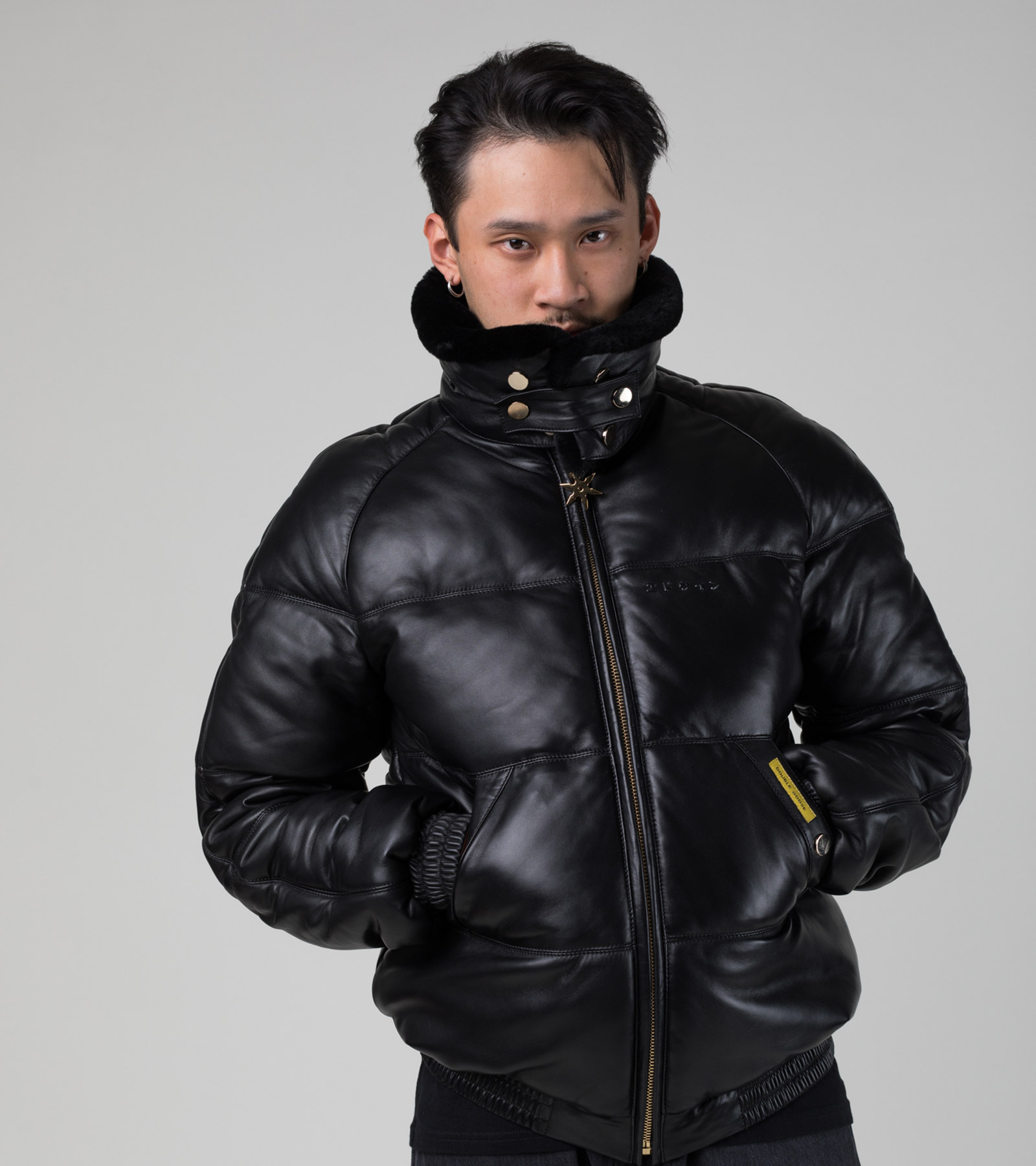 Double goose down jacket hotsell